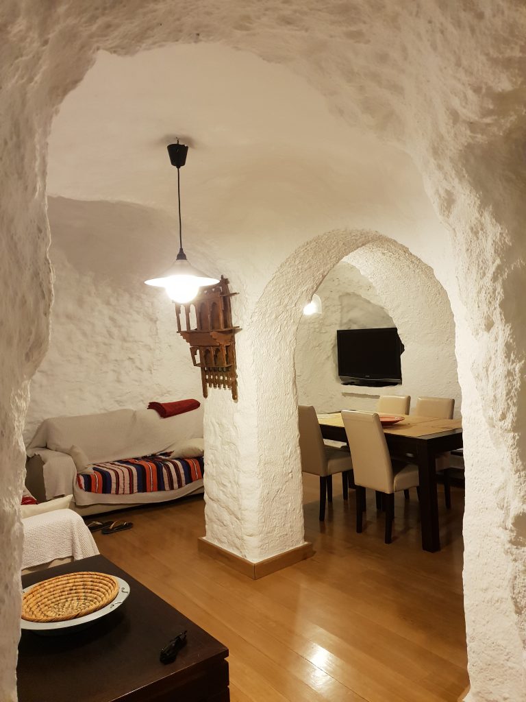 Our cave living area, Sacromonte, Spain